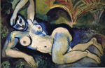 Desnudo azul, recuerdo de Biskra