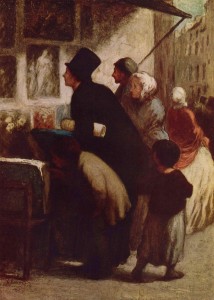 El mercado del arte de Honoré Daumier