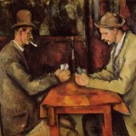 Cuadro Los jugadores de cartas de Cezanne