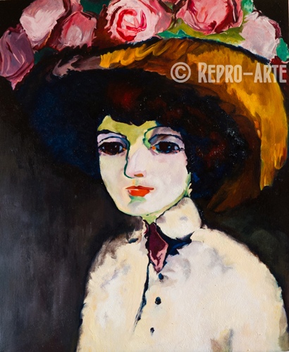 La parisienne de montmartre segun repro-arte