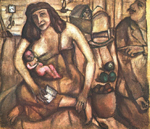 La pareja - Una sagrada familia - Chagall