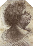 Cabeza grotesca de Leonardo da Vinci