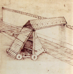 M�quina de cerco de Leonardo da Vinci