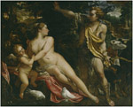 cuadro Venus y Adonis de Annibale Carracci